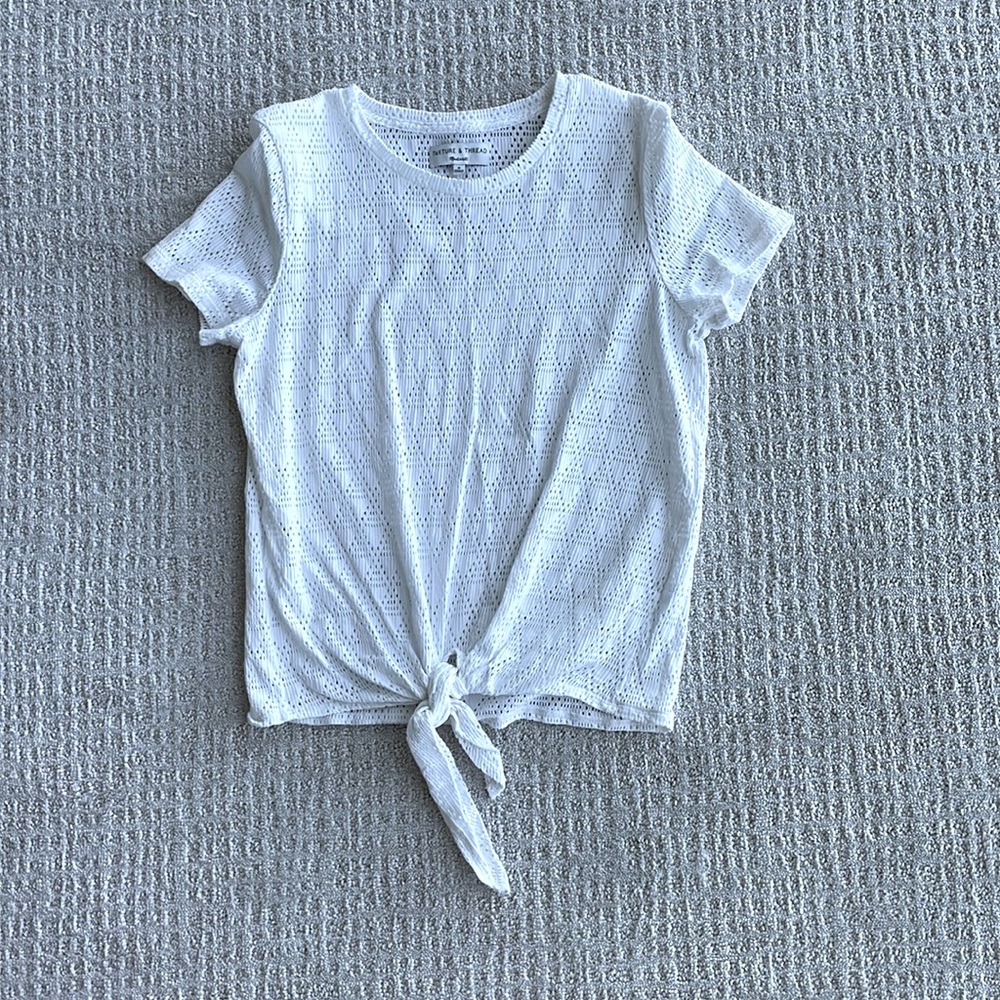 Tie front top